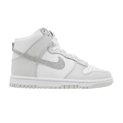 Nike Wmns Dunk High 'Silver Glitter Swoosh'