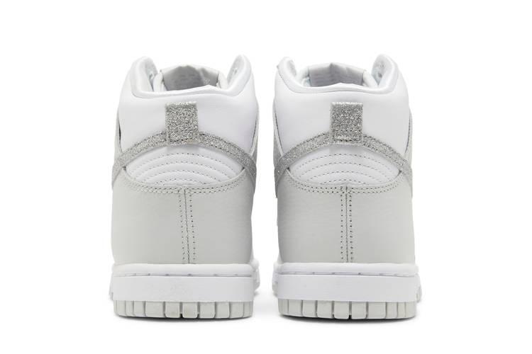 Кроссовки Nike Wmns Dunk High 'Silver Glitter Swoosh'