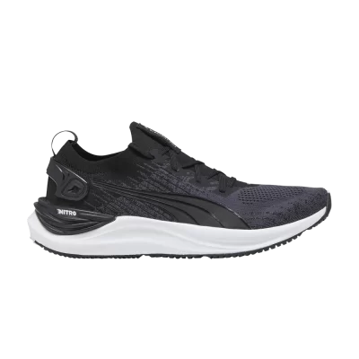 Puma Wmns Electrify Nitro 3 Knit 'Black White'