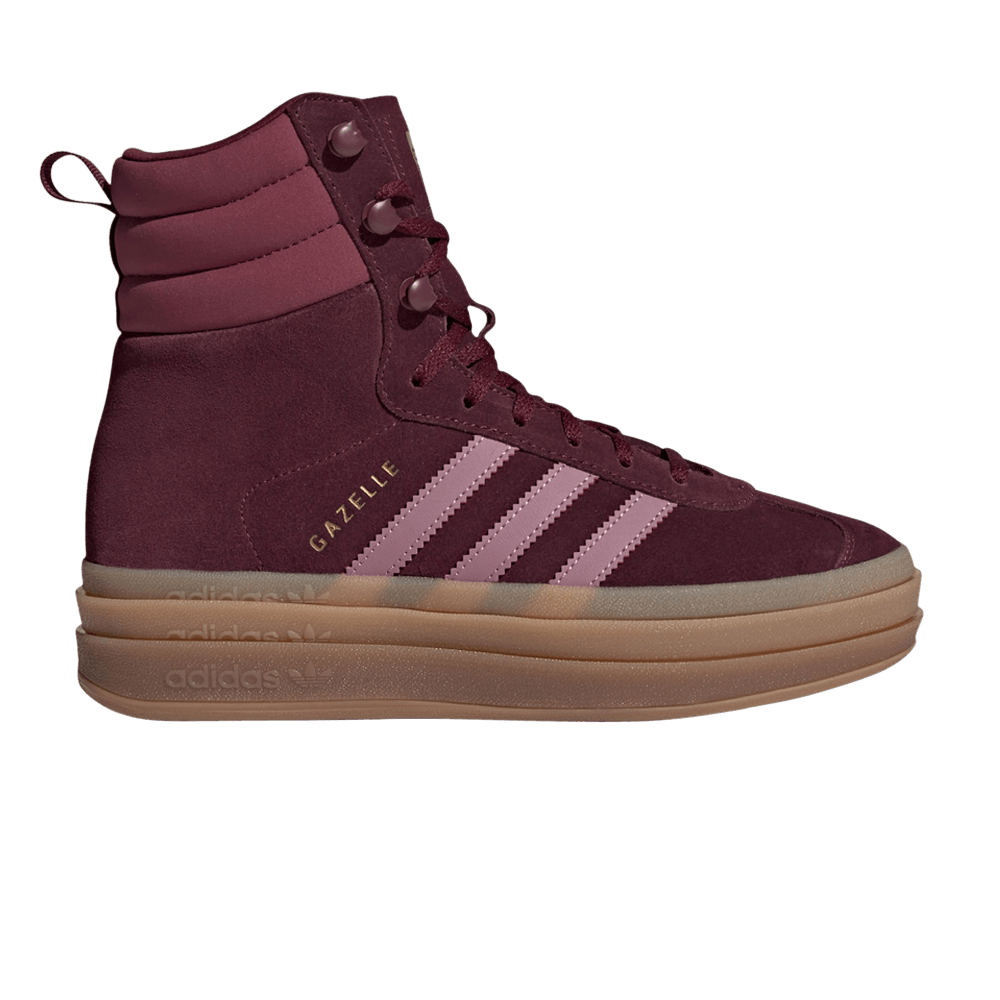 adidas Wmns Gazelle Boot Maroon Gum ID6882