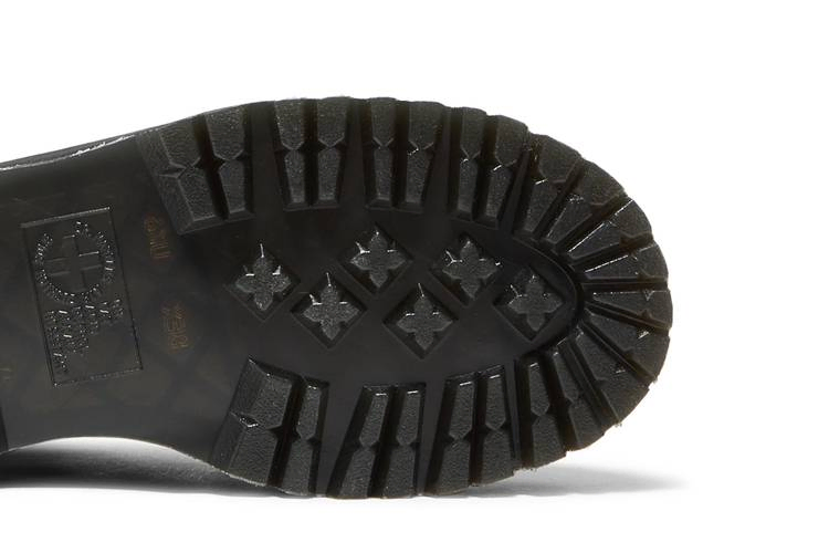 Dr. Martens Wmns Ghilana Max Distressed Patent Leather Platform Boot 'Black'