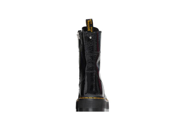 Dr. Martens Wmns Ghilana Max Distressed Patent Leather Platform Boot 'Black'