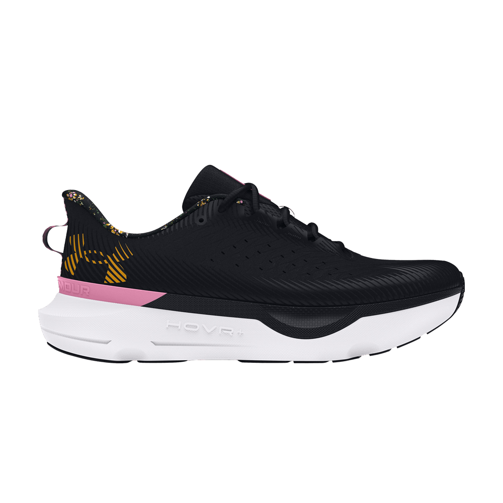 Кроссовки Under Armour Wmns HOVR Infinite Pro 'Black Golden Yellow Floral'