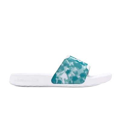 Under Armour Wmns Ignite Select Graphic Slide 'White Turquoise Tie-Dye'