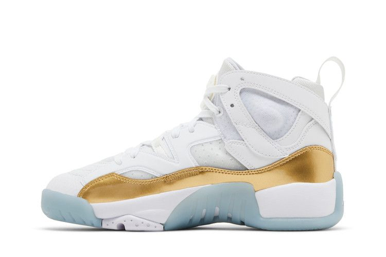 Кроссовки Air Jordan Wmns Jumpman Two Trey 'White Metallic Gold'