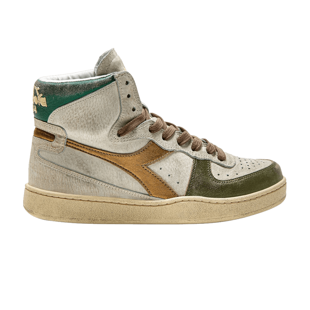 Кроссовки Diadora Wmns Mi Basket 'Metal - Oyster White Doe'