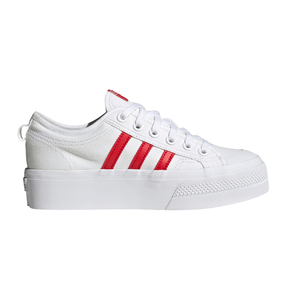 Кроссовки adidas Wmns Nizza Platform 'White Scarlet'