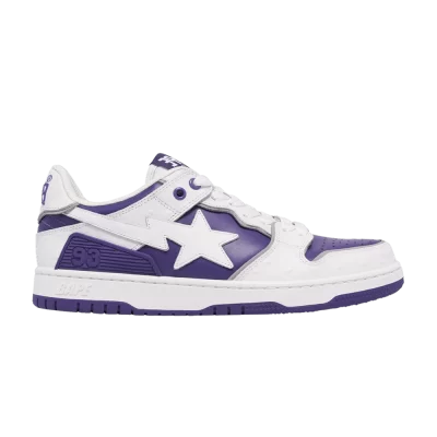 BAPE Wmns Sk8 Sta #1 'Faux Ostrich Leather Pack - Purple'