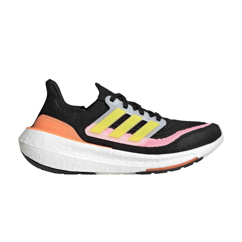 adidas Wmns UltraBoost Light Black Yellow Orange HQ6346