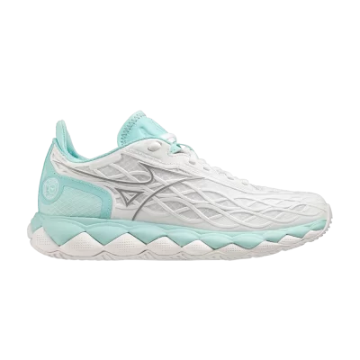 Mizuno Wmns Wave Enforce Tour AC 'White Tanager Turquoise'