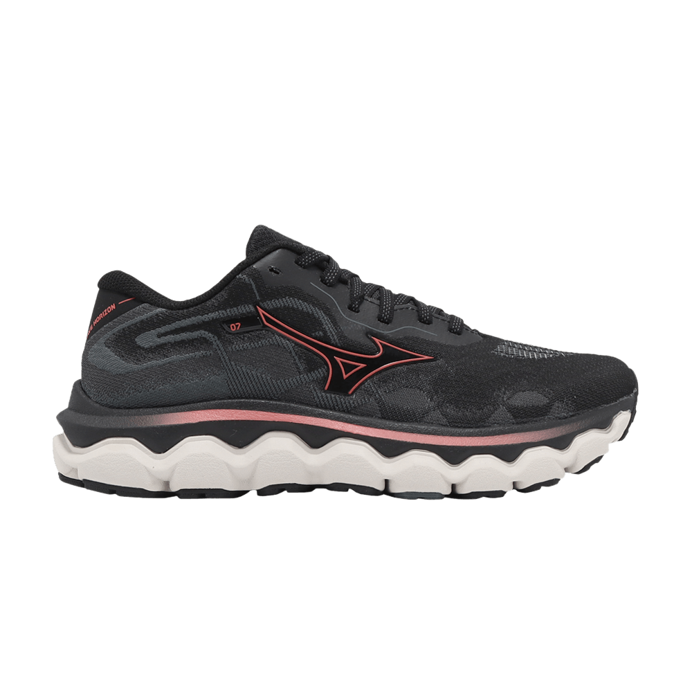 Кроссовки Mizuno Wmns Wave Horizon 7 4E Super Wide 'Black Dubarry'