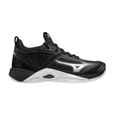 Mizuno Wmns Wave Momentum 2 'Black Silver'