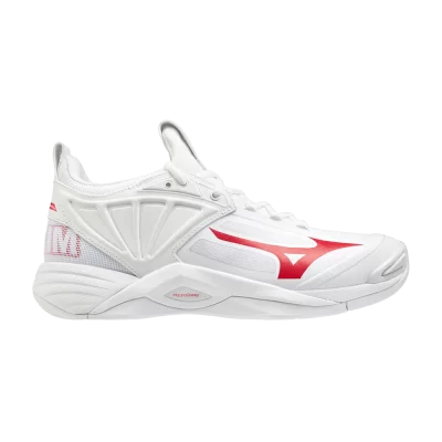 Mizuno Wmns Wave Momentum 2 'White Red'