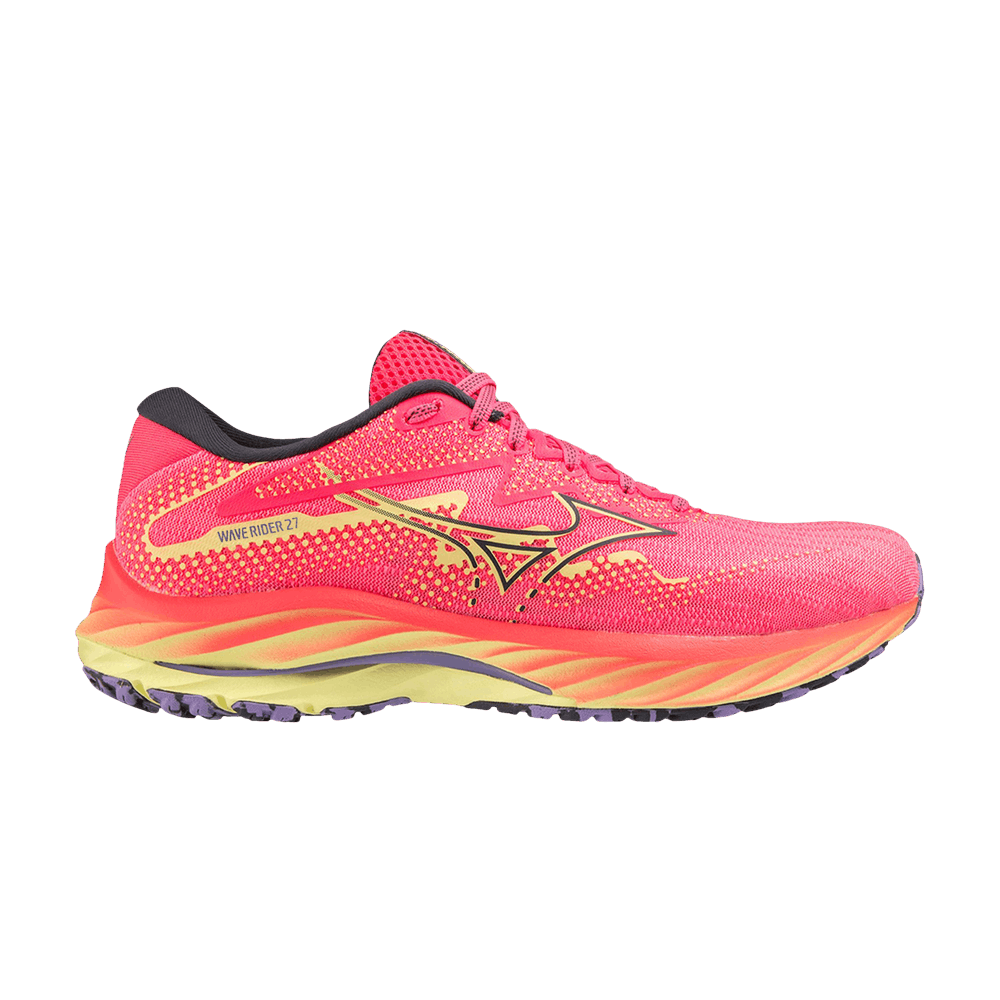 Кроссовки Mizuno Wmns Wave Rider 27 'High Vis Pink'