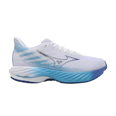 Mizuno Wmns Wave Rider 28 Wide 'White Mugen Blue'