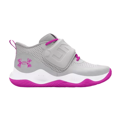 Under Armour Zone BB 2 PS 'Halo Grey Vivid Magenta'