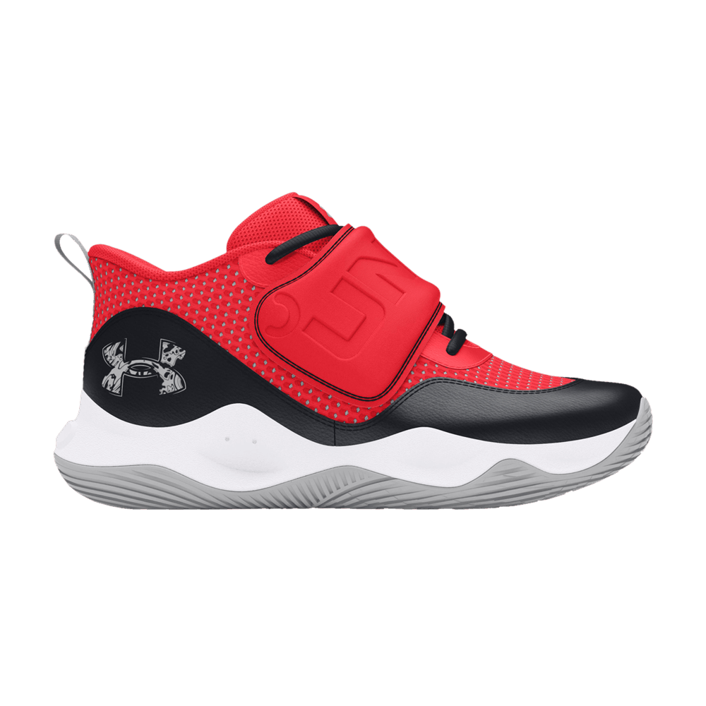 Кроссовки Under Armour Zone BB 2 PS 'Racer Red Black Grey'