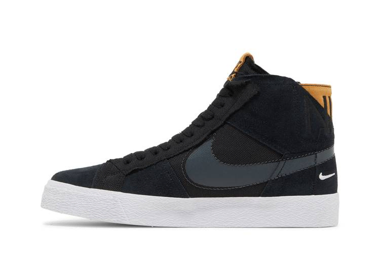 Кроссовки Nike Zoom Blazer Mid Premium SB 'Black Patchwork'