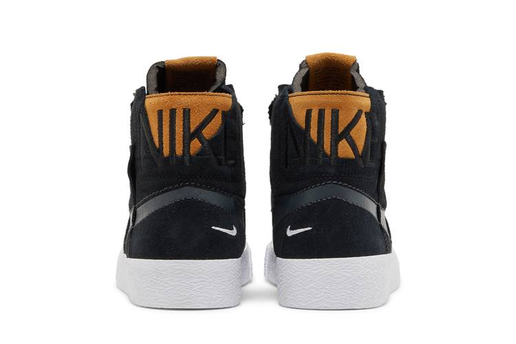Кроссовки Nike Zoom Blazer Mid Premium SB 'Black Patchwork'