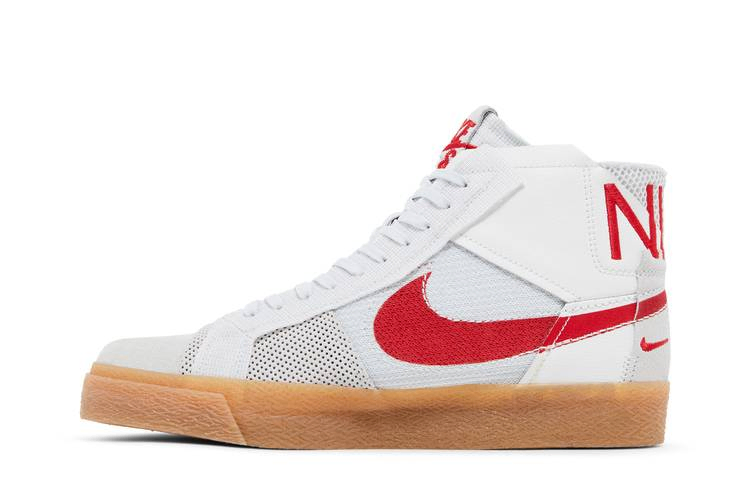 Кроссовки Nike Zoom Blazer Mid Premium SB 'Deconstructed - Platinum University Red Gum'