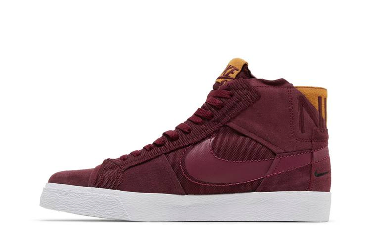 Кроссовки Nike Zoom Blazer Mid Premium SB 'Maroon Patchwork'