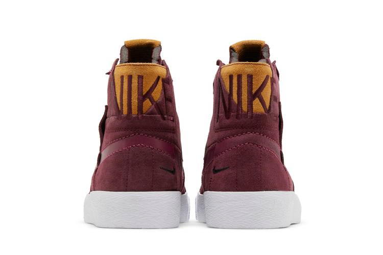 Кроссовки Nike Zoom Blazer Mid Premium SB 'Maroon Patchwork'