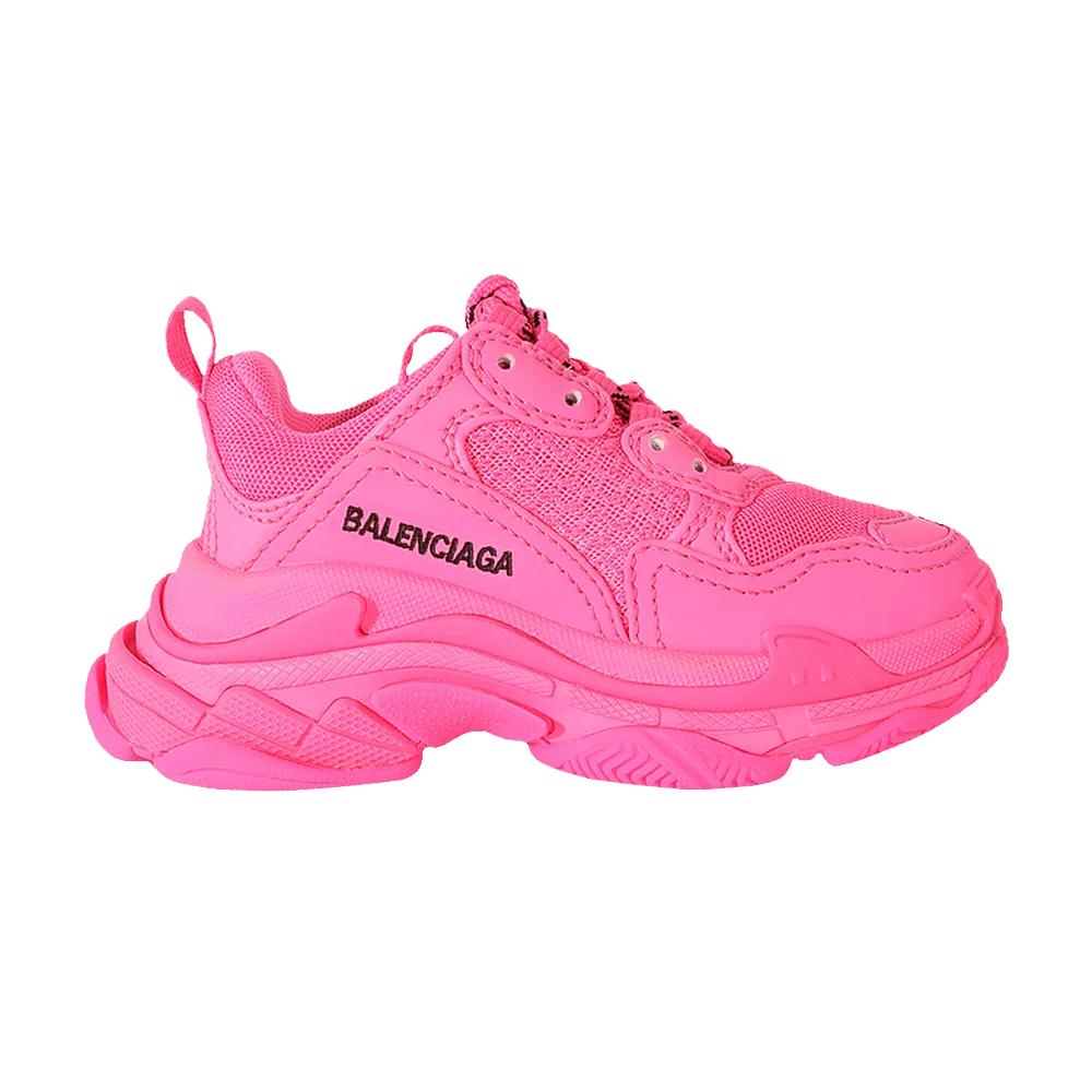 Кроссовки Balenciaga Triple S Sneaker Kids 'Fluo Pink'