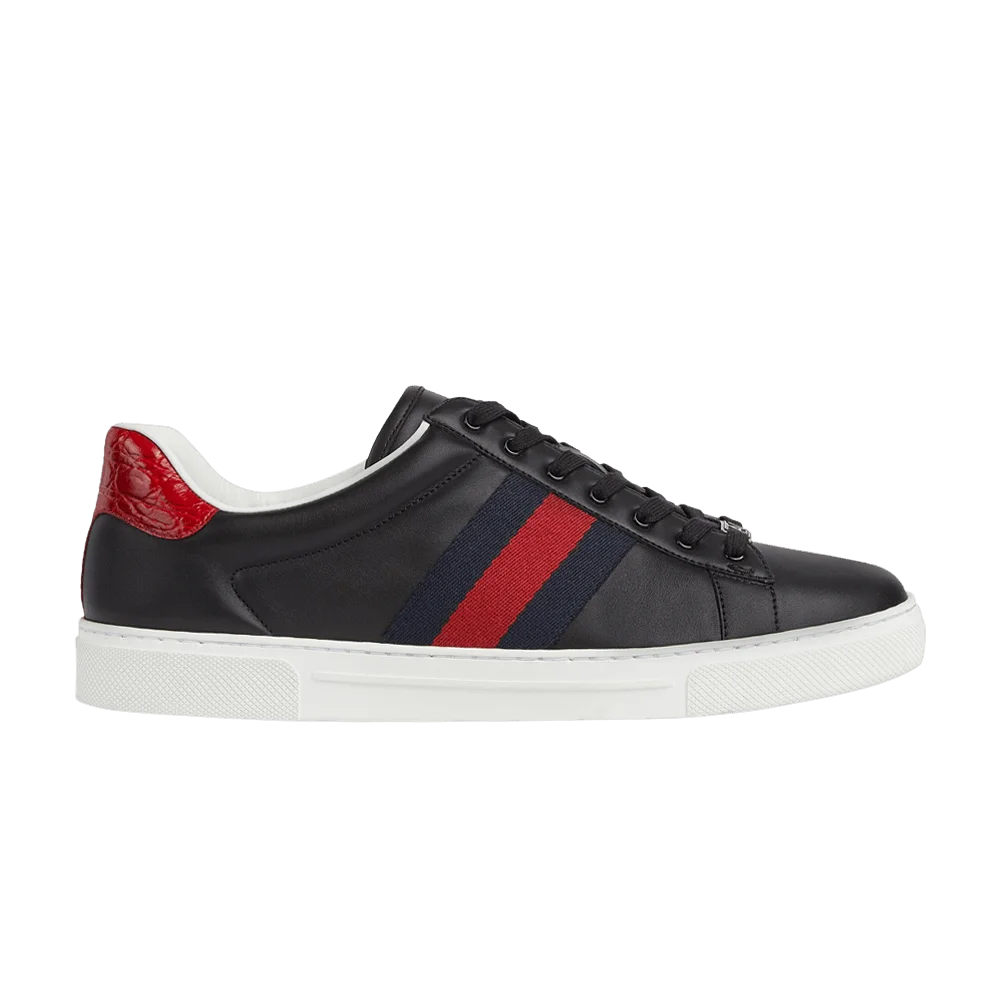 Кроссовки Gucci Ace 'Black Blue Red'