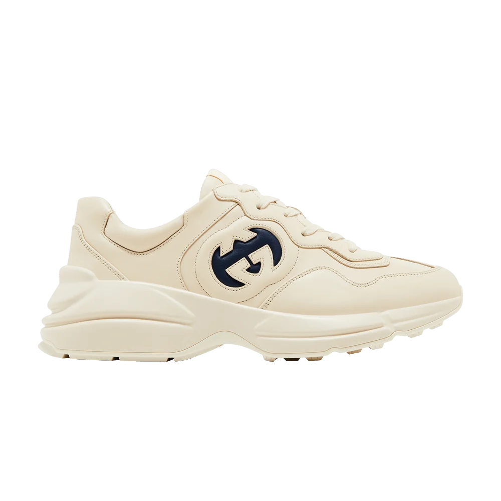 Кроссовки Gucci Rhyton 'Interlocking G - Ivory Blue'