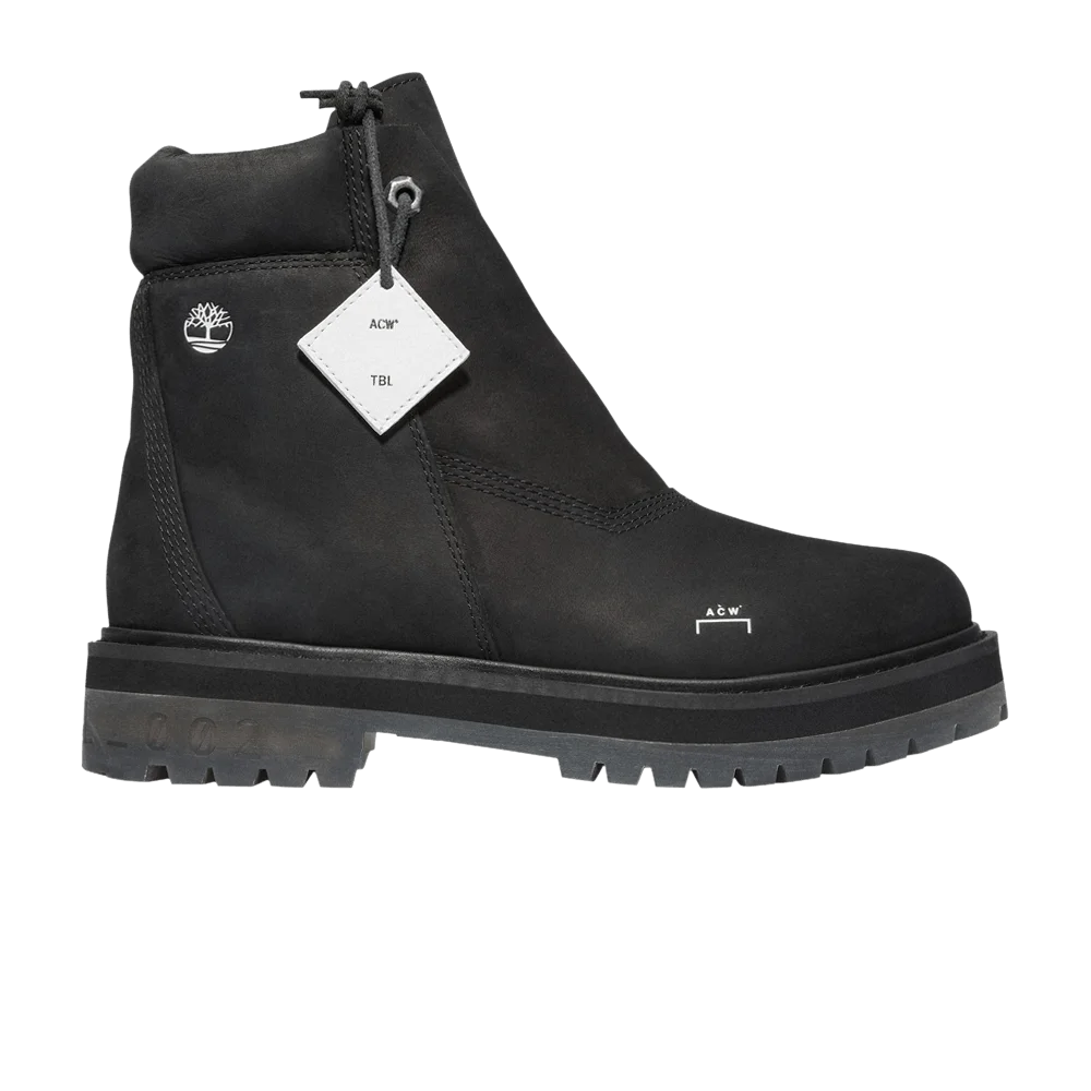 A-Cold-Wall* x Timberland Wmns 6 Inch Side Zip Boot 'Jet Black'