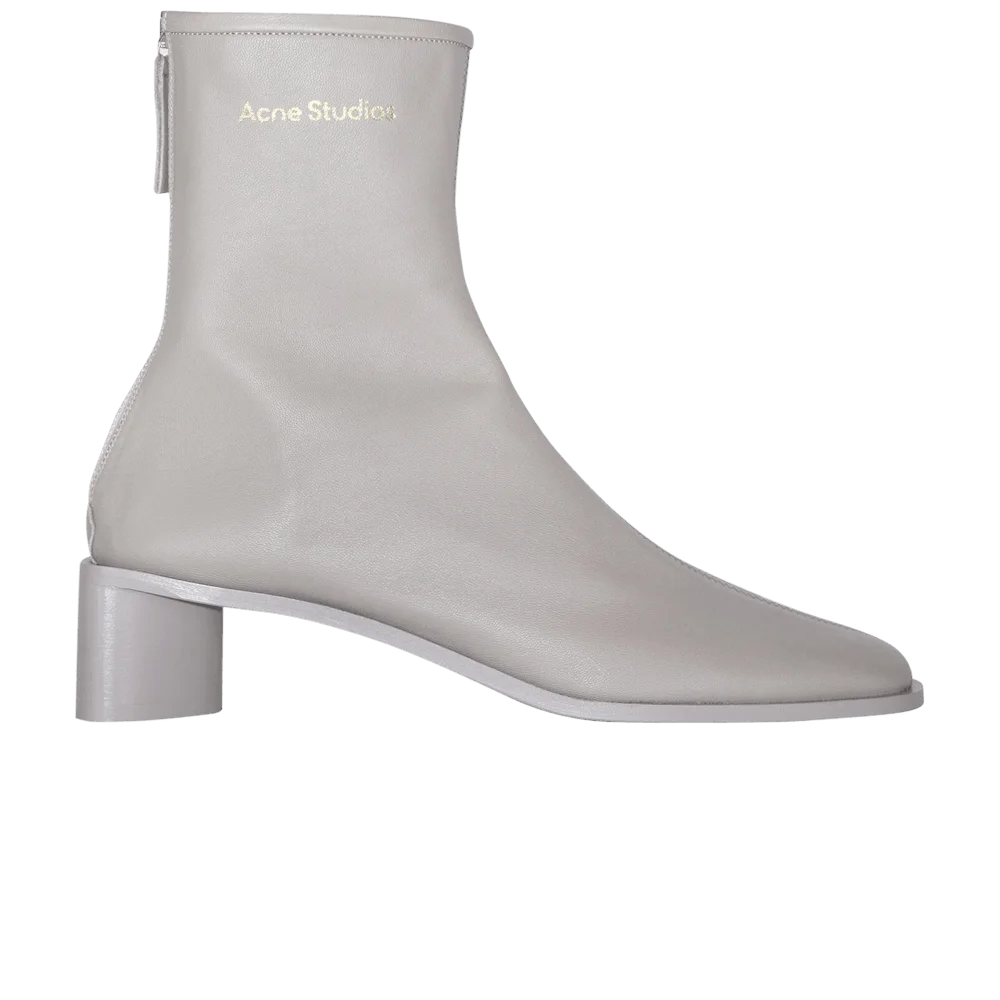 Acne Studios Wmns Logo Ankle Boot 'Light Taupe'