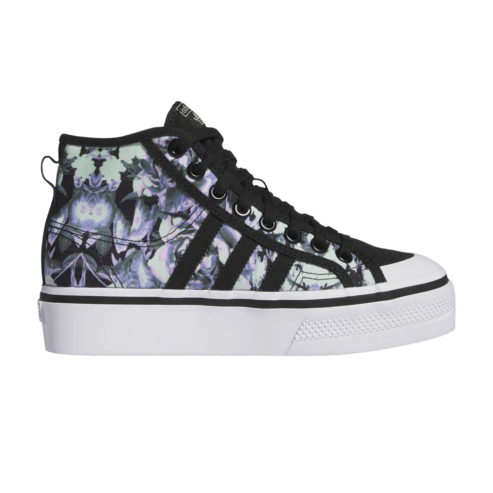 Adidas Wmns Nizza Platform Mid 'Lilac Floral'