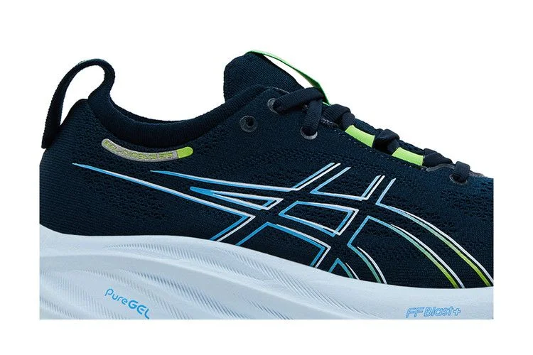 Кроссовки ASICS Gel Nimbus 26 'French Blue Electric Lime'