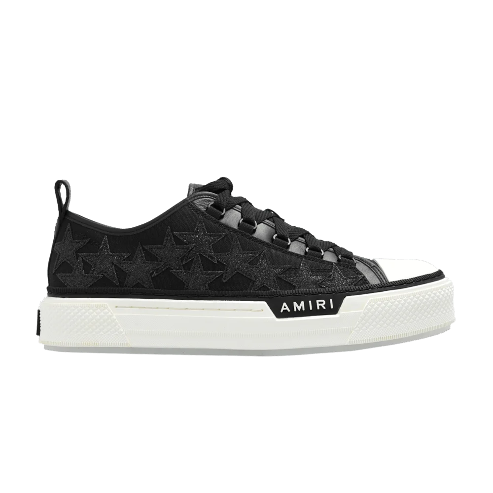 Кроссовки Amiri Stars Court Low 'Black Glitter'