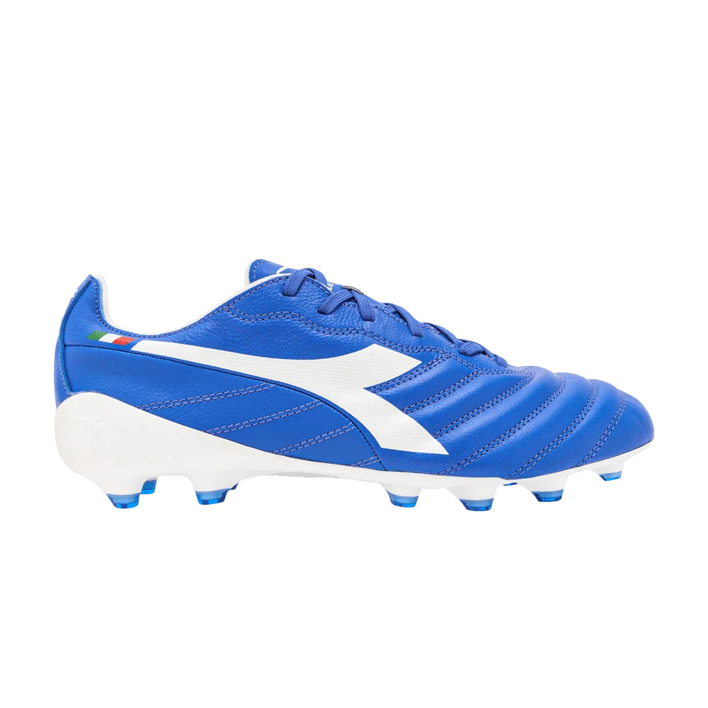 Кроссовки Diadora Brasil Elite 2 Tech Made in Italy LPX 'Royal Blue White'