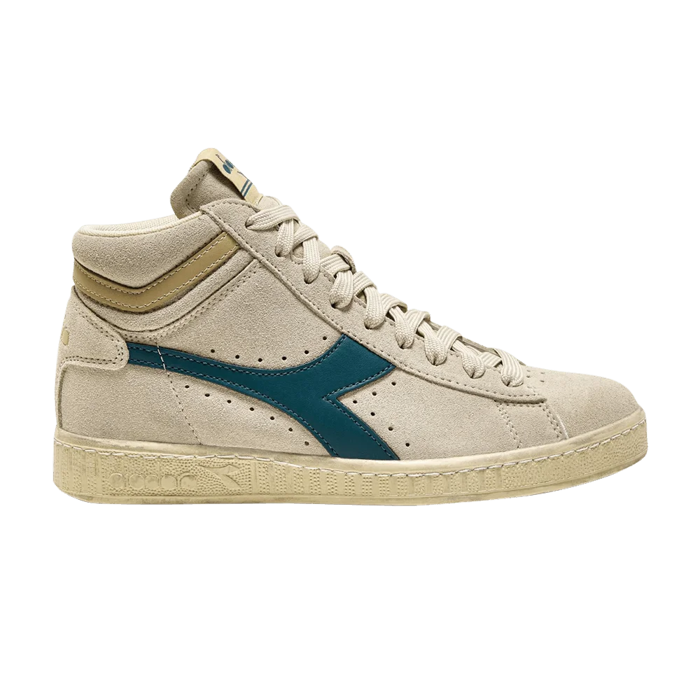 Кроссовки Diadora Game L High Suede Waxed 'Cloud Cream'