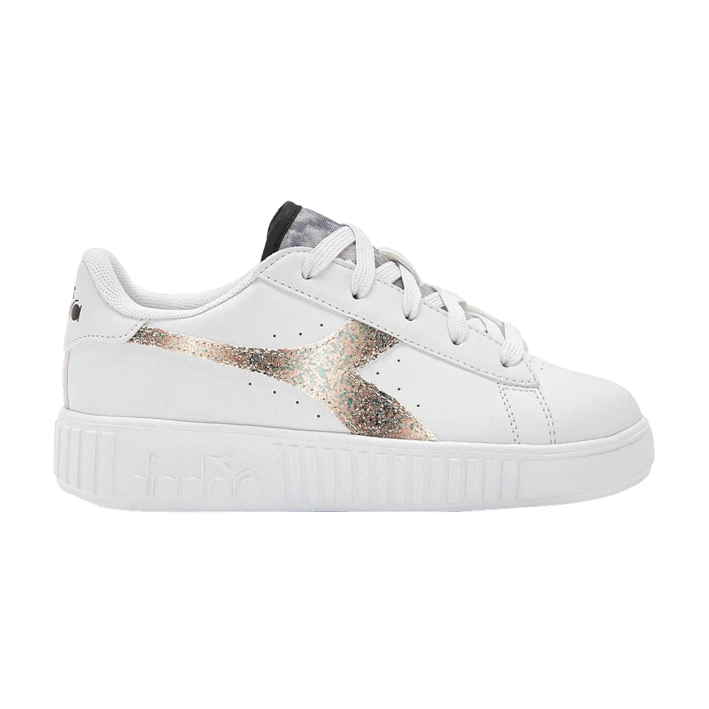 Кроссовки Diadora Game Step Glow Little Kid 'Glitter - White'