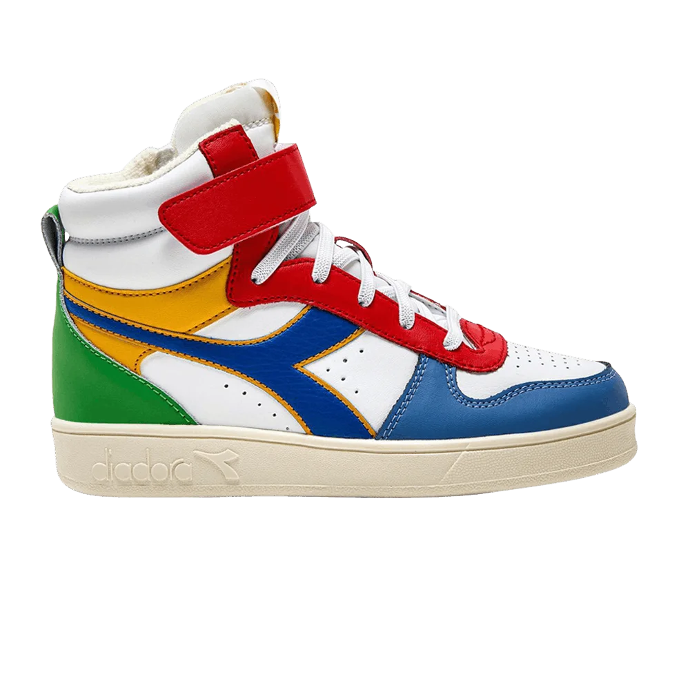 Кроссовки Diadora Magic Basket Mid Little Kid 'Primary Colorblock'