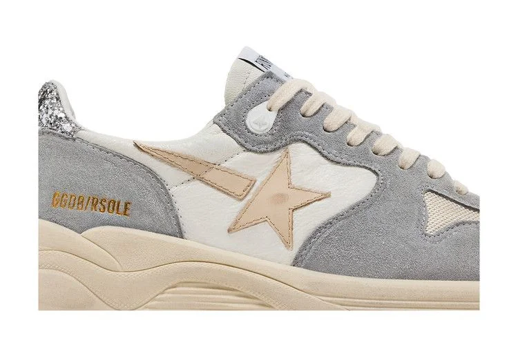 Krossovki-Golden-Goose-Wmns-Running-Sole-Silver-White-Cream-1