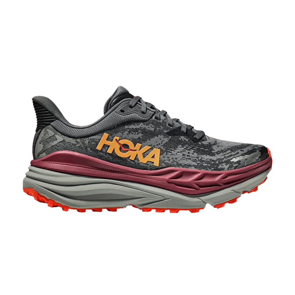 Кроссовки HOKA Stinson 7 'Castlerock Cabernet'