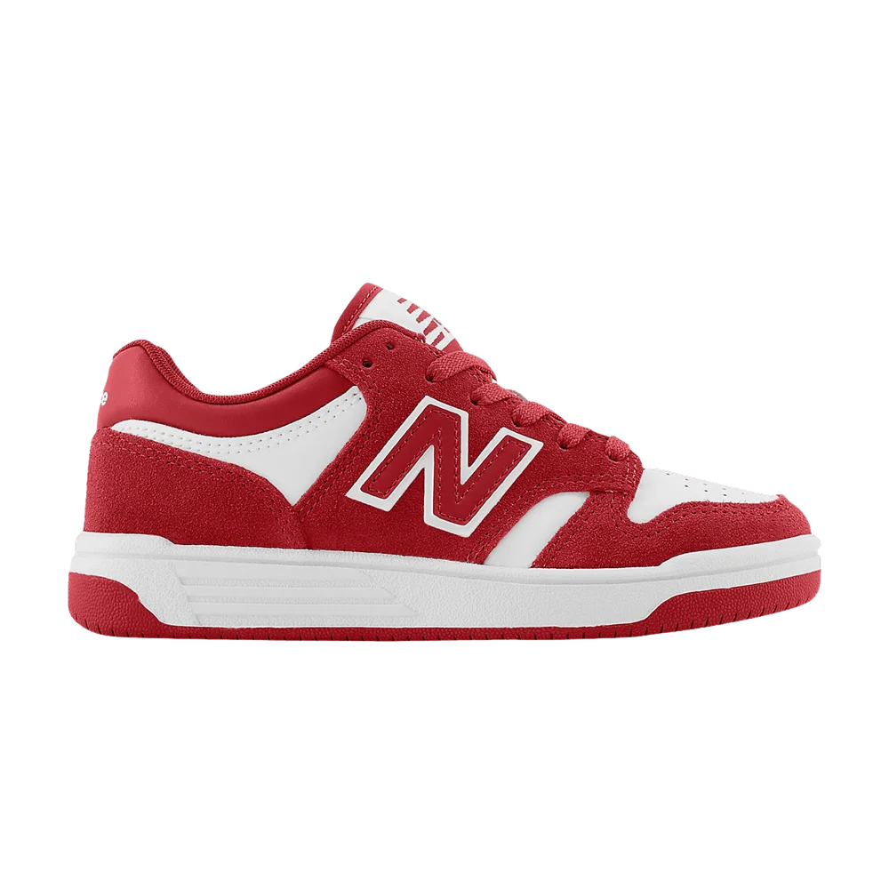Кроссовки New Balance 480 Litttle Kid Wide 'Team Red White'