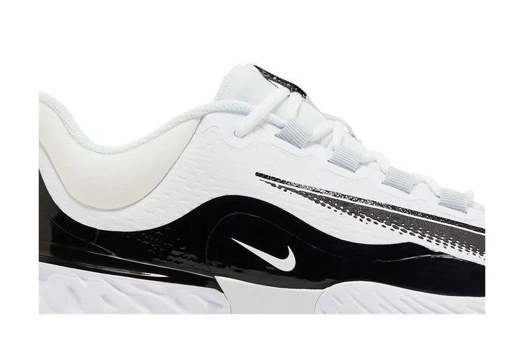 Кроссовки Nike Alpha Huarache Elite 4 Low 'White Black Blue Tint'