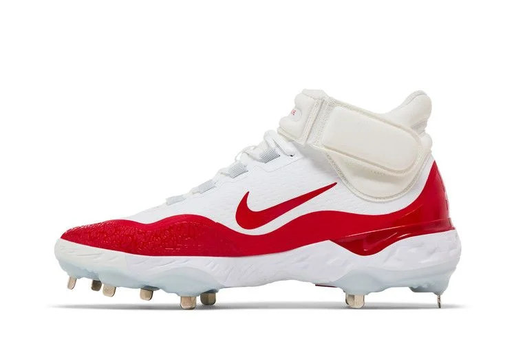 Кроссовки Nike Alpha Huarache Elite 4 Mid 'White University Red'