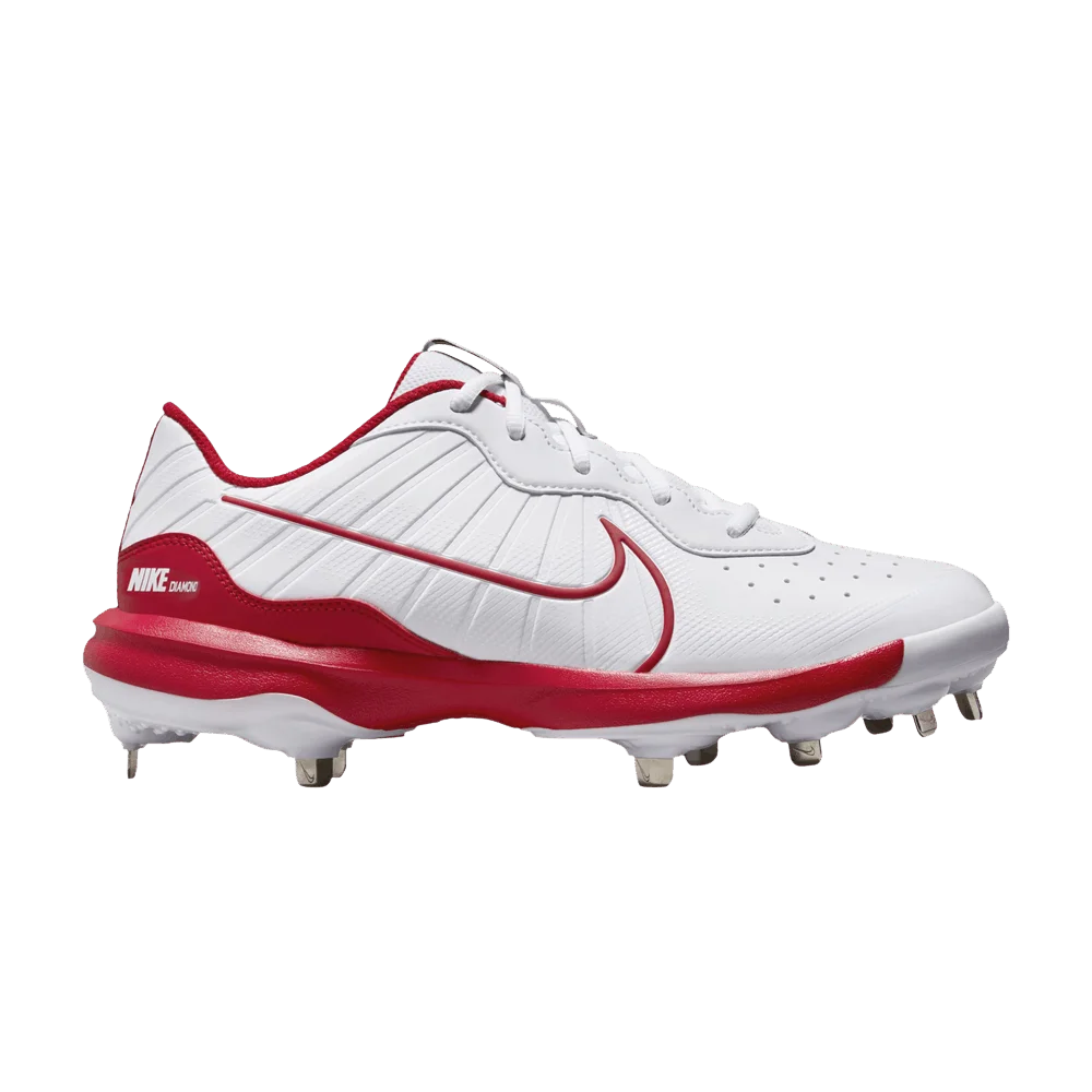 Кроссовки Nike Alpha Huarache Varsity 4 Low 'White University Red'