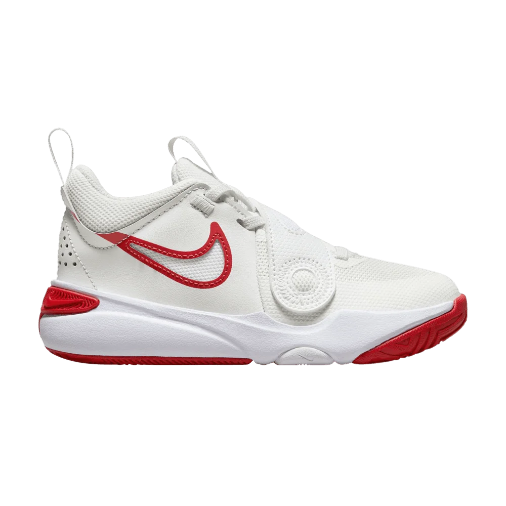 Кроссовки Nike Team Hustle D11 PS 'Summit White Track Red'
