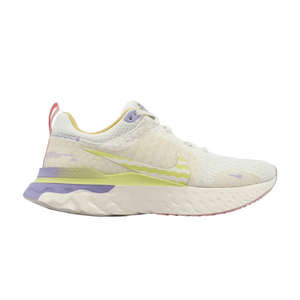 Кроссовки Nike Wmns React Infinity Run Flyknit 3 'Sail Solar Flare'