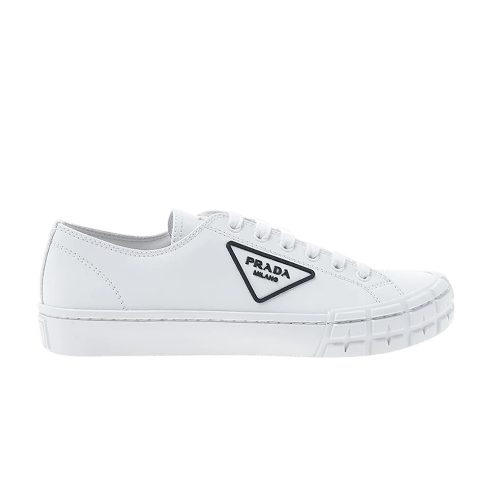 Кроссовки Prada Cassetta Wheel Low 'White'