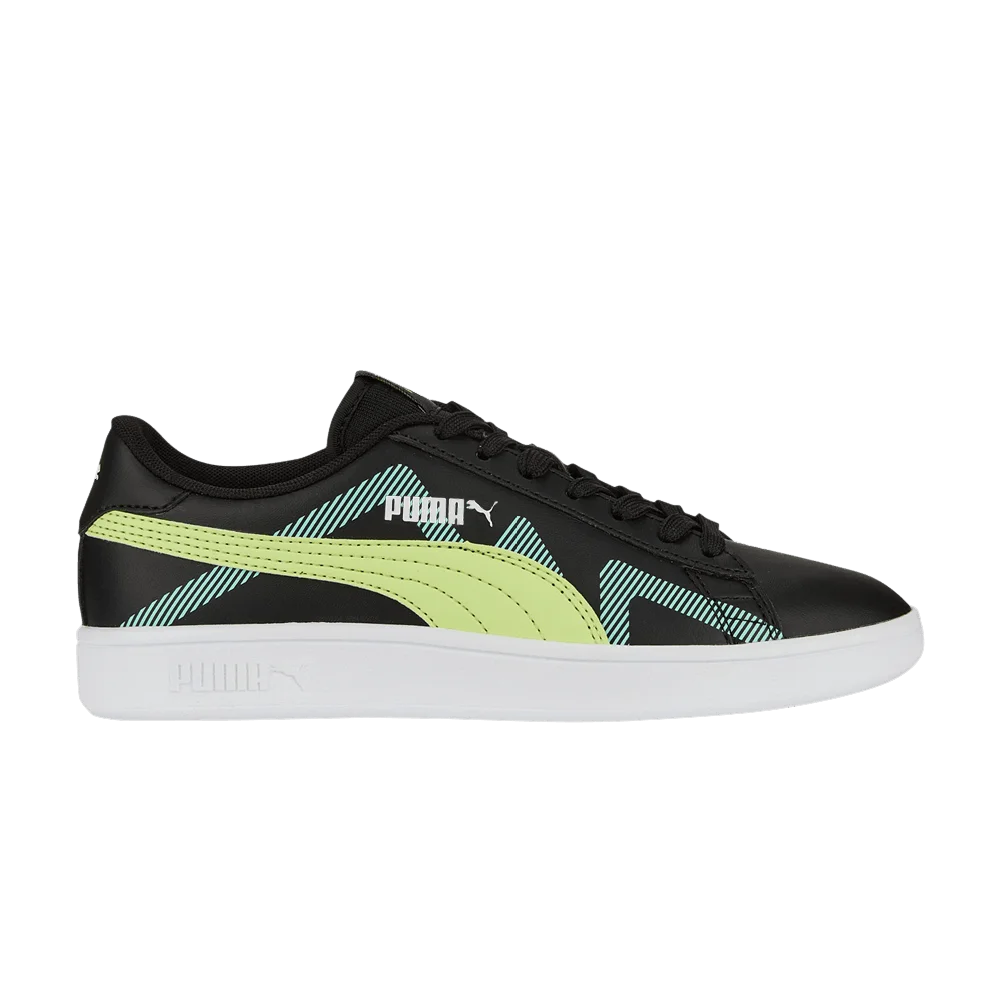 Кроссовки Puma Smash v2 Future U Big Kid 'Black Lily Pad'