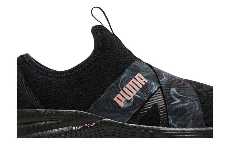 Кроссовки Puma Wmns Better Foam Prowl Slip-On 'Black Rose Gold'