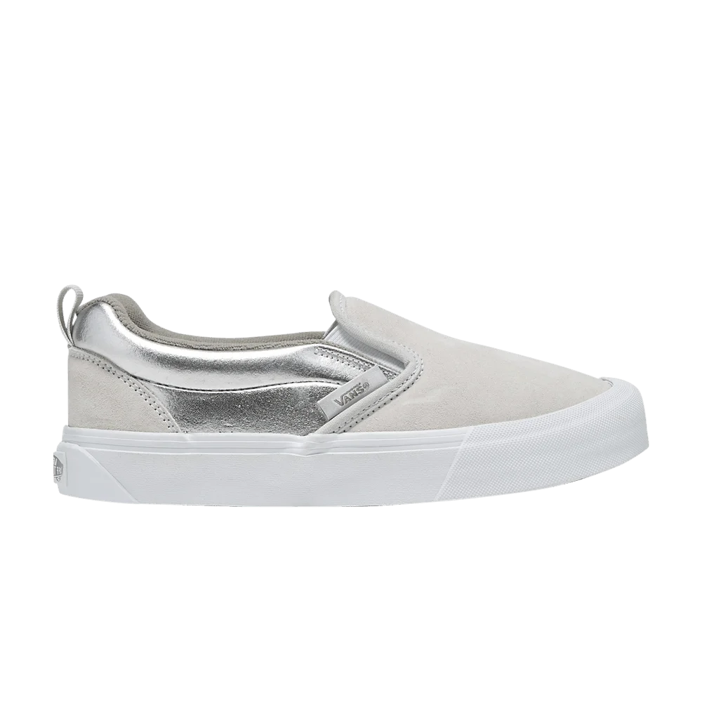 Кроссовки Vans Knu Slip-On 'Metallic Silver'